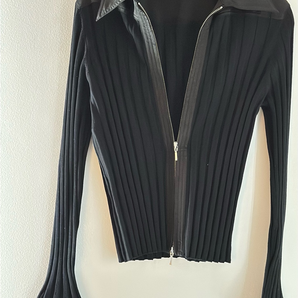 Elegant Black Long Sleeve Top